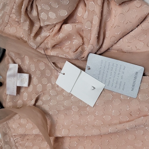 𝅺rachel Parcell Dot Tie Blouse - Picture 7 of 16